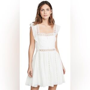 Free People Verona Dress in White/Cream